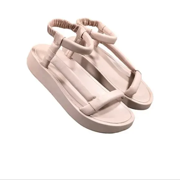 ASH Victoria Quilted Platform Sandals EUC $225 Size 41US 10.5/11 S2814